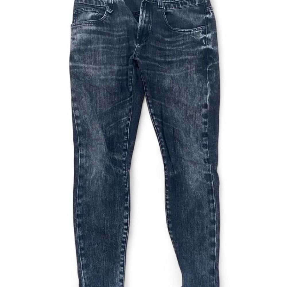 R13 Men's Black and Grey Jeans